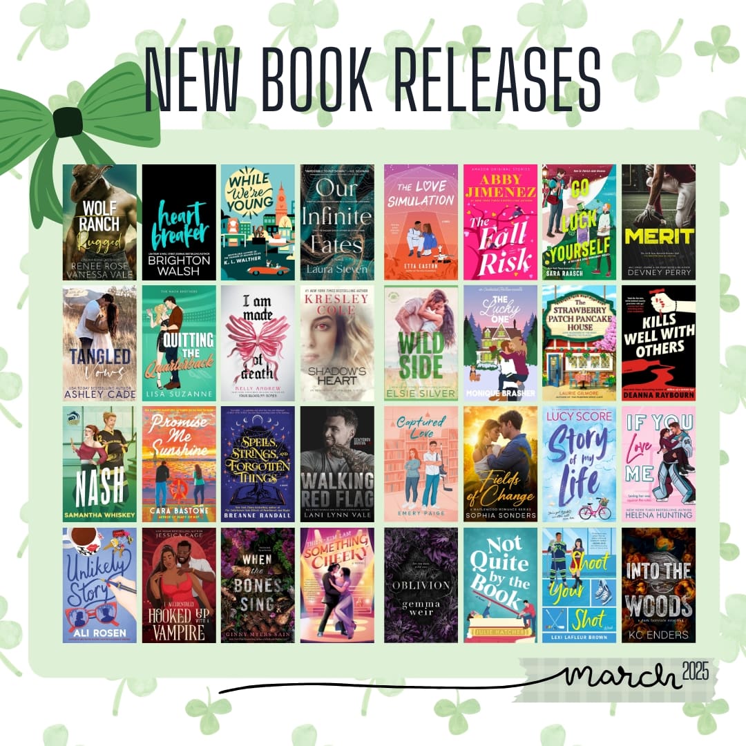 MAR 2025 New Book Releases feature image