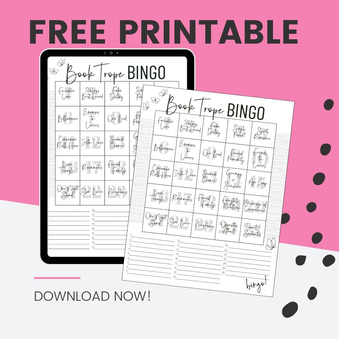 Book Trope Bingo image 2